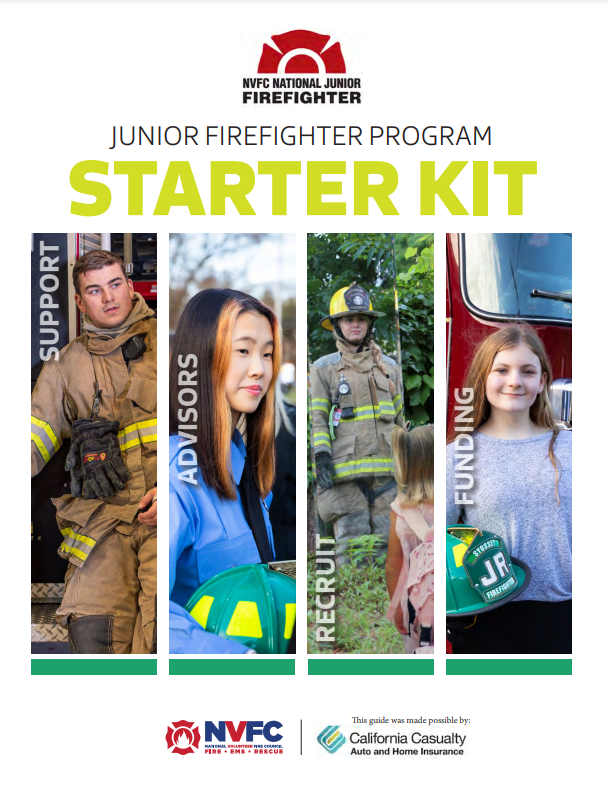 Starting a junior firefighter program no longer has to be difficult or confusing. The NVFC’s updated Junior Firefighter Program Starter Kit helps depts build the framework for a successful program. Thanks to @CalCasInsurance for making this possible! bit.ly/3O5shTW