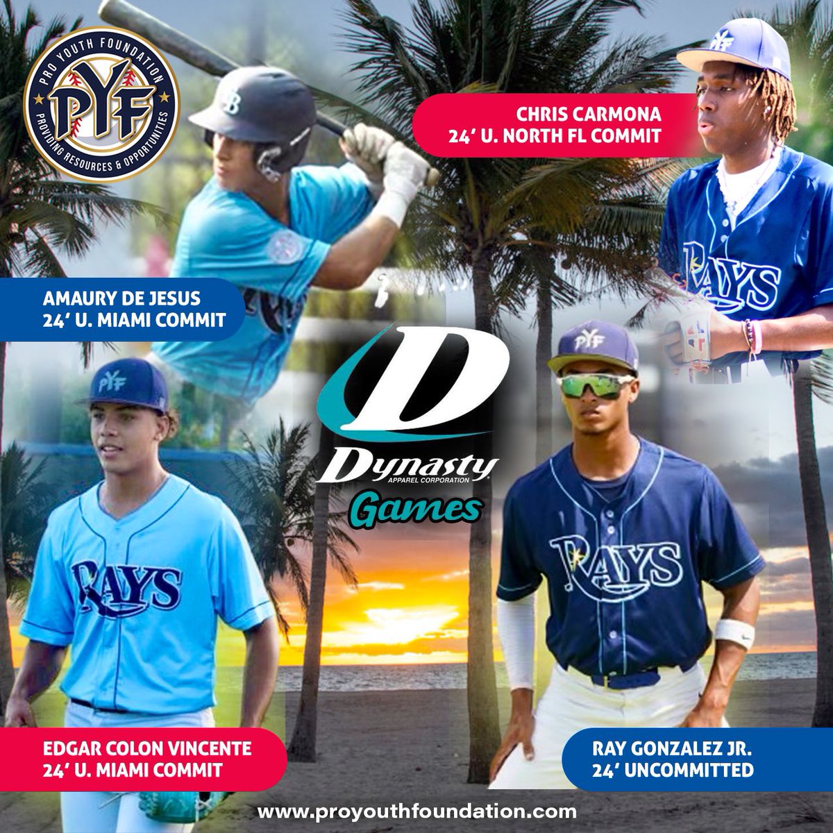 PYF is more than competing in weekend tournaments but also using our great baseball network and resources to provide players in our org with additional means of exposure and unique experiences. Congrats <a href="/Amaurydejesus_/">Amaury De Jesús</a>  <a href="/rayygonzalezjr/">Ray Gonzalez</a>  <a href="/edgar_yadier8/">Edgar</a> <a href="/Amaurydejesus_/">Amaury De Jesús</a> Sept 23rd