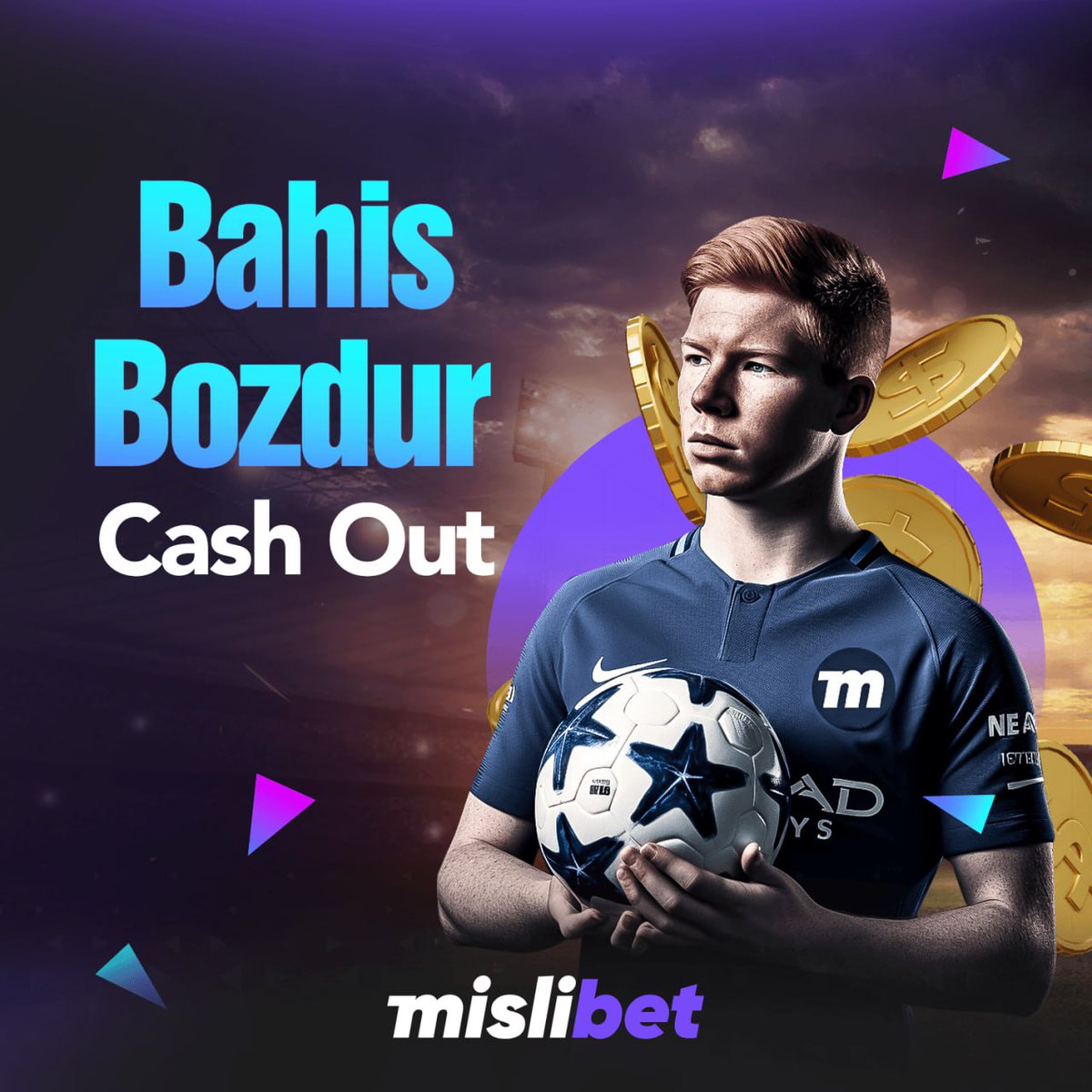 TrMislibet's tweet photo. 💜 #Mislibet'te Tek  Maçtan Yatma Korkunuz Olmasın!!

 ⚽️  Kuponlarınızı Maçlarınızın Sonuçlanmasını Beklemeden Bozdurabilir , Anında Kuponunuzu Kara Çevirebilirsiniz.

💰Şanslı anlar ve keyifli kazançlar mekanı;
🔗 https://t.co/RZVQGsg48Z https://t.co/naOQK1sCXT