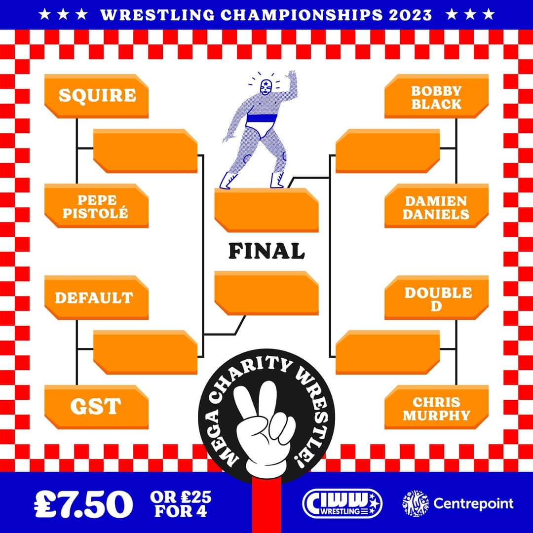 The draw is in!

It's happening this Friday at Centrepoint!

***

Tickets are only £7.50 (or £25 for a 4-person ticket) and proceeds go to charity. 

Show starts: 6.30pm. 

Doors open: 6.10pm.

BUY HERE: eventbrite.co.uk/e/ciwws-mega-c…