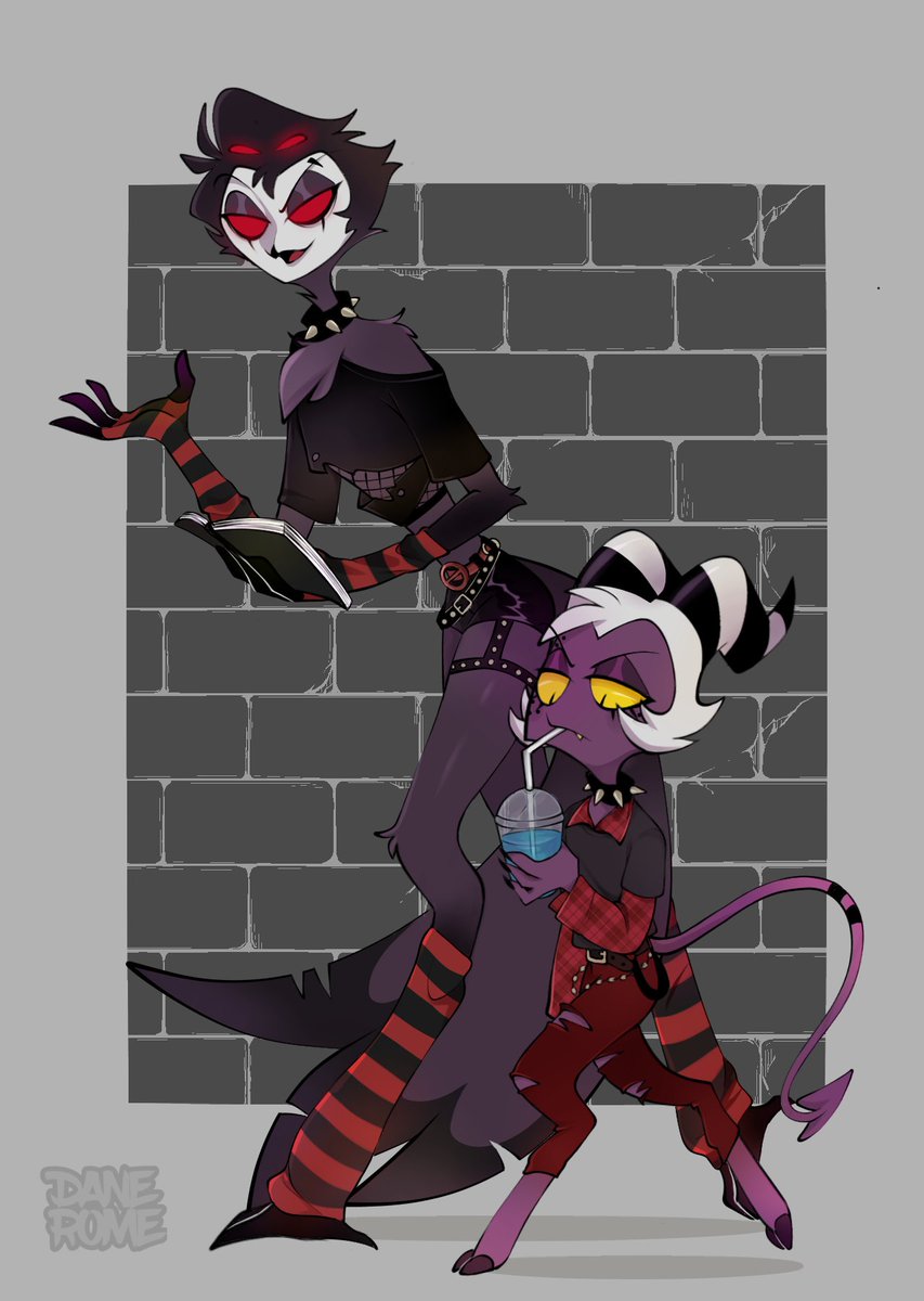 I love Gothic Moxxie and Stolas 
I love Gothic Moxxie and Stolas 

I love Stolas and Moxxie 🥺✨
#Stolas #Moxxie