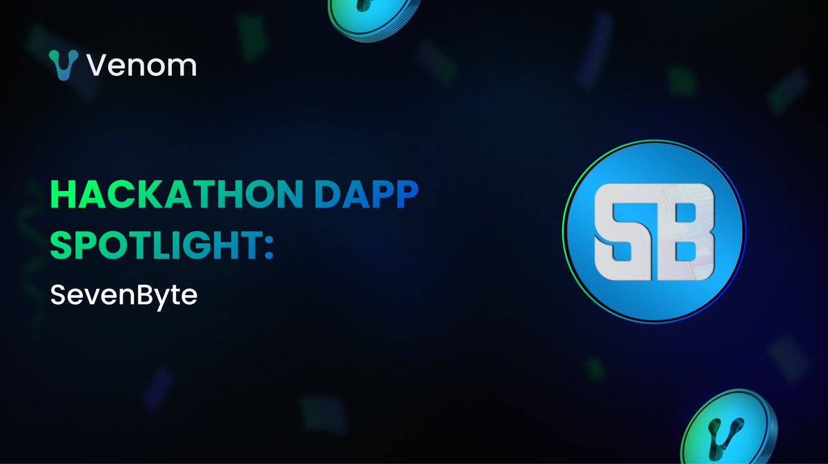 [1/7] Venom Hackathon DApp Spotlight: SevenByte

Let's put a spotlight on SevenByte who earned an honorary mention in the Web3, NFTs &amp; Gaming Track of our hackathon!