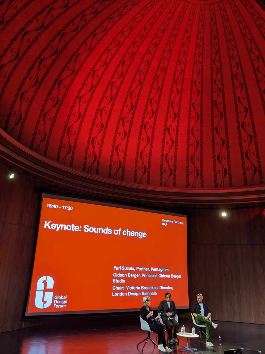 Vanessa Lefton (@vanessaleft) on Twitter photo 'Sound is a way to create a feeling of connection with other people'
Thank you <a href="/yurisuzuki/">Yuri Suzuki</a> for sharing your participatory sounds - that was beautiful! #V_and_A #LDF23 'Sound is a way to create a feeling of connection with other people'
Thank you <a href="/yurisuzuki/">Yuri Suzuki</a> for sharing your participatory sounds - that was beautiful! #V_and_A #LDF23