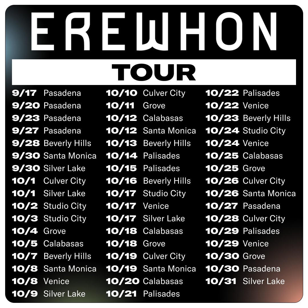 Stop past and try UPDATE in LA!