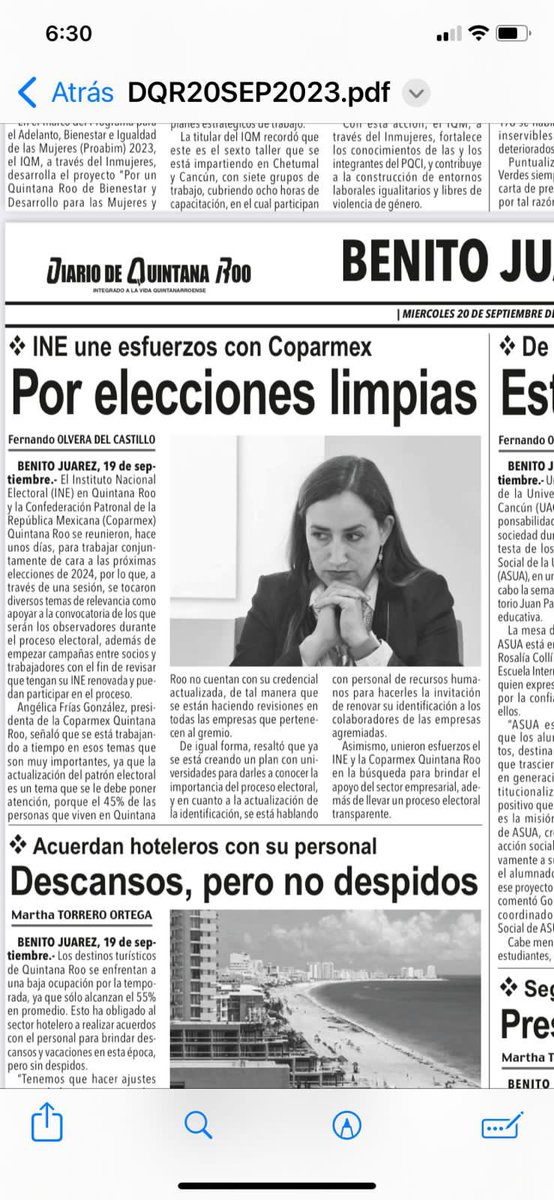 En #QuintanaRoo tenemos un reto: actualizar nuestra credencial para votar . El 45% de los que vivimos en este paraíso no tenemos actualizada la #INE .  Actualiza tu domicilio o revisa el vencimiento; así tod@s podremos ejercer nuestro derecho y obligación de votar el 2024