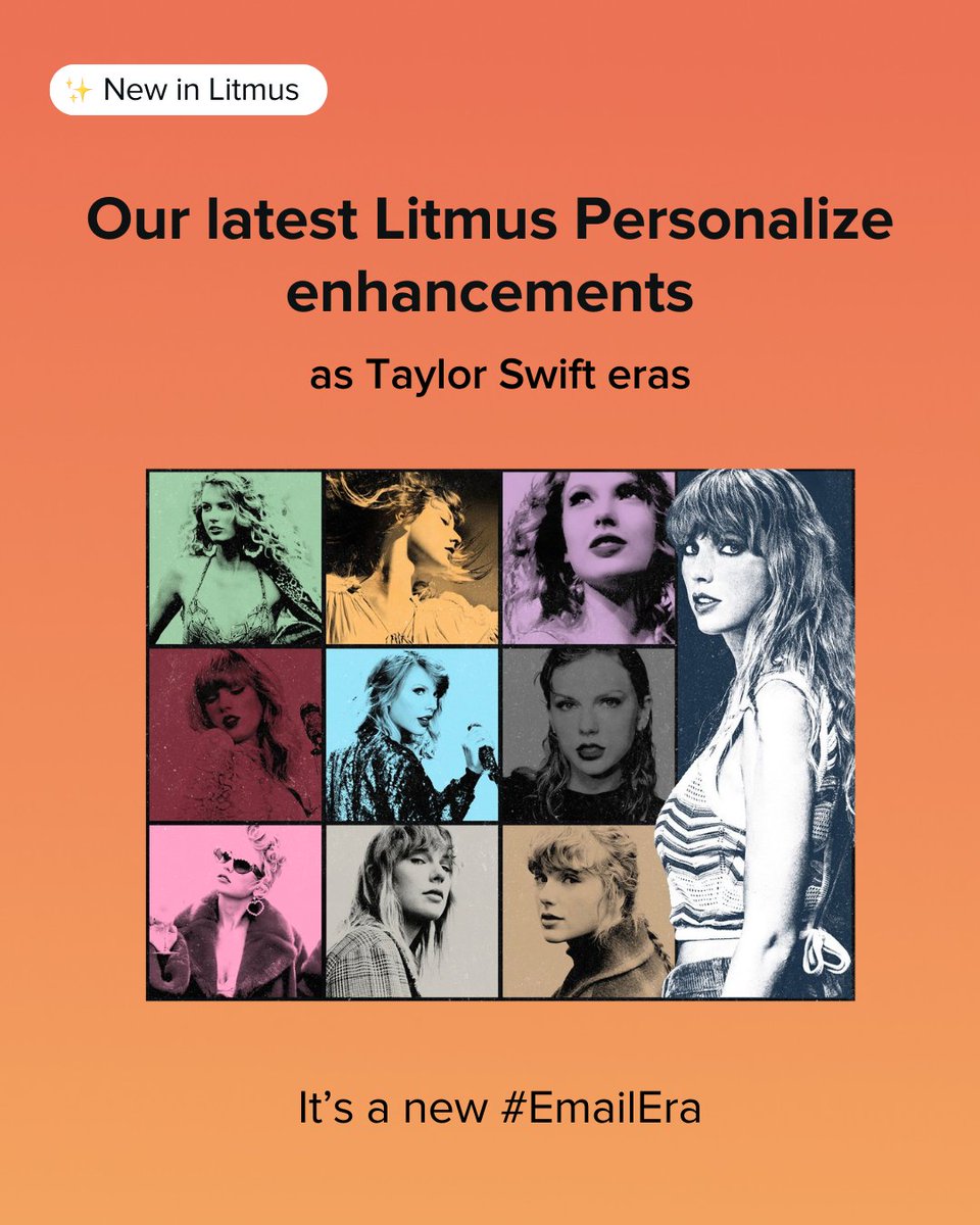 litmusapp's tweet photo. What can we say, it's a new #EmailEra 🎉🎶 https://t.co/LqT2Uy6erf