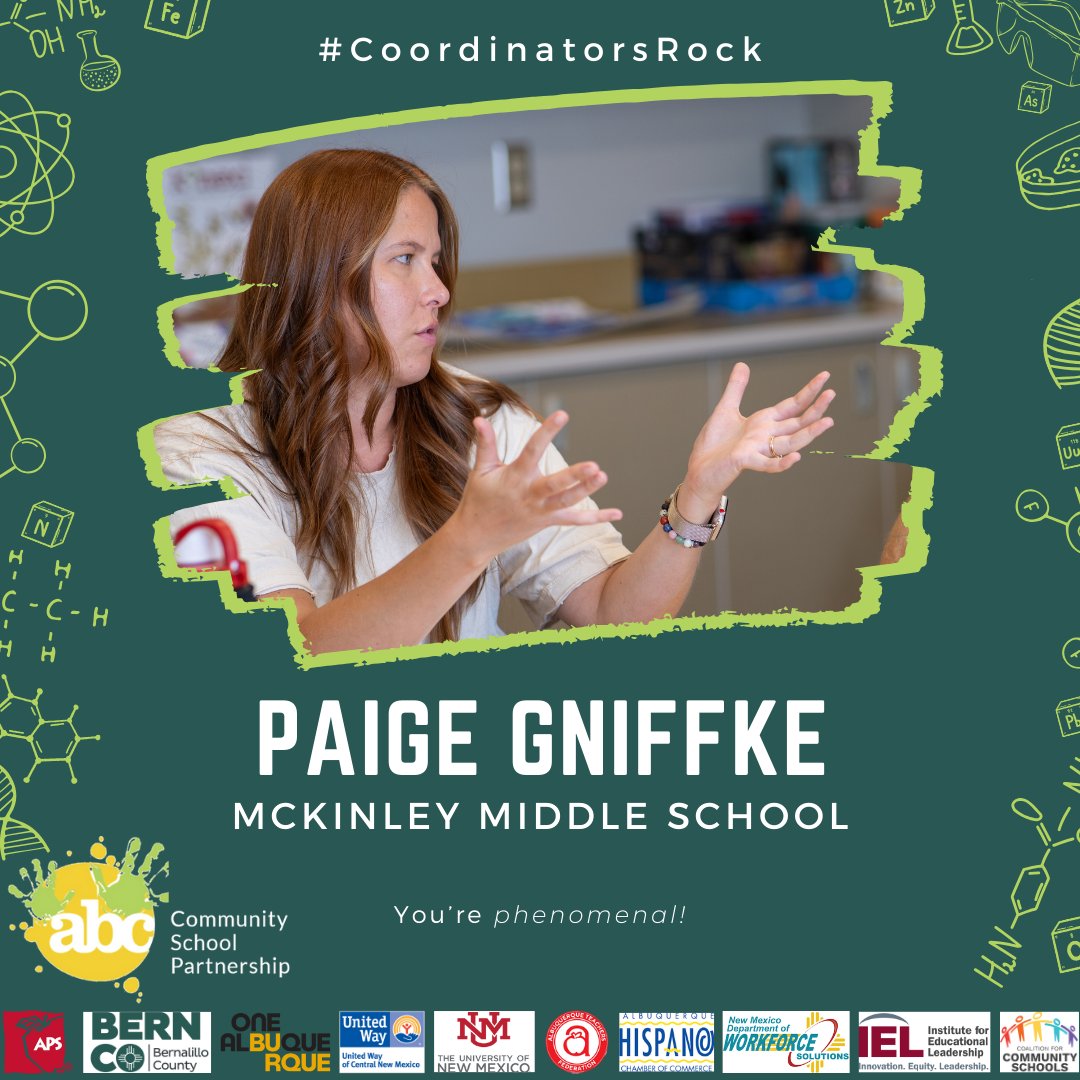 You're wonderful, Paige! 
#CoordinatorsRock <a href="/McKinleyComets/">McKinley Comets</a> <a href="/CommSchools/">Community Schools</a> <a href="/ABQschools/">Albuquerque Public Schools</a> <a href="/GBryanGarcia/">Bryan Garcia</a> <a href="/NMPED/">New Mexico Public Education Department</a>