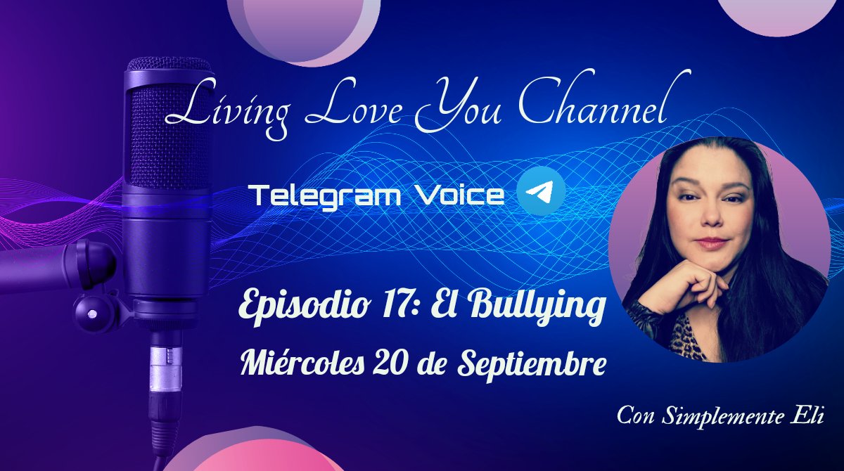 🤯 ¡Hoy es Miércoles de Space! 💕

Recuerda que ahora estamos en Telegram: 
t.me/+gAm8Af3sx6tlZ…

Episodio 17: El Bullying y sus consecuencias.

Hora: 7:00 PM 🇪🇨🇨🇴🇵🇪 8:00 PM 🇻🇪 9:00 PM 🇦🇷

¡Te esperamos en nuestra Terapia de Grupo!