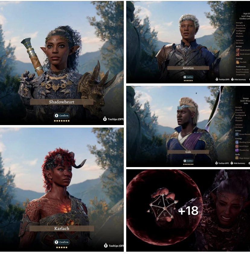 SqueakinglyJen's tweet image. Love this! @larianstudios #BG3 Mod making all the companions black