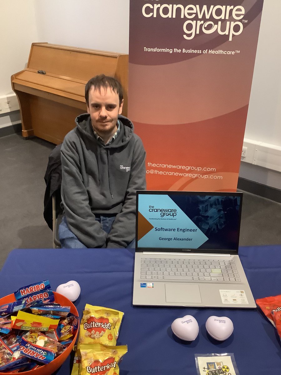 DennyComputing's tweet photo. Come and visit us at the @DennyHighSchool careers evening tonight #PupilPathways Also great to catchup with former pupils #technologies #prideinDennyHigh https://t.co/GMcr2yUiNh