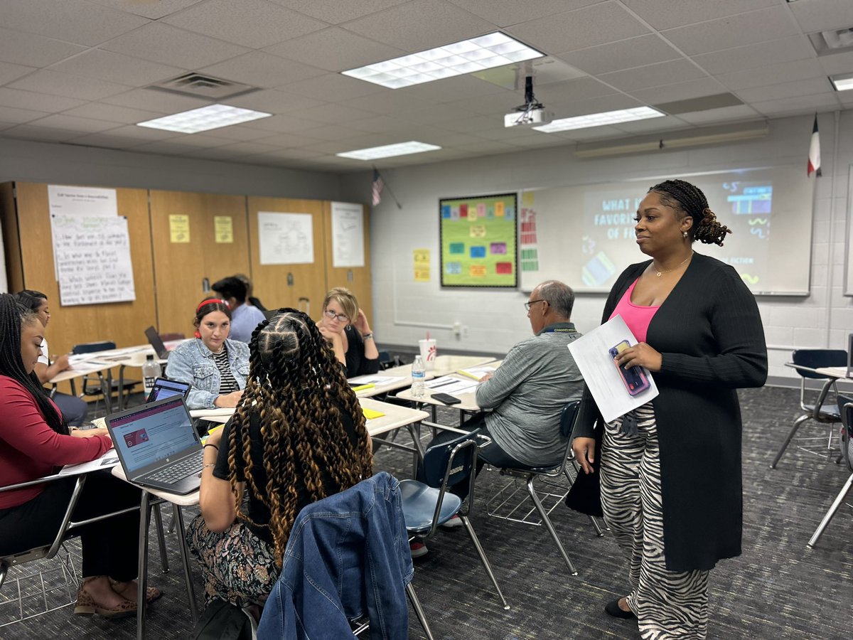 Our middle school ELA Instructional Coaches have been hard at work this week implementing #PLCtheCVway 💪🏼📚 We’re developing #ALLTEACHERS within this Professional Learning Community by making targeted, intentional lessons as a #TEAM 💙💛