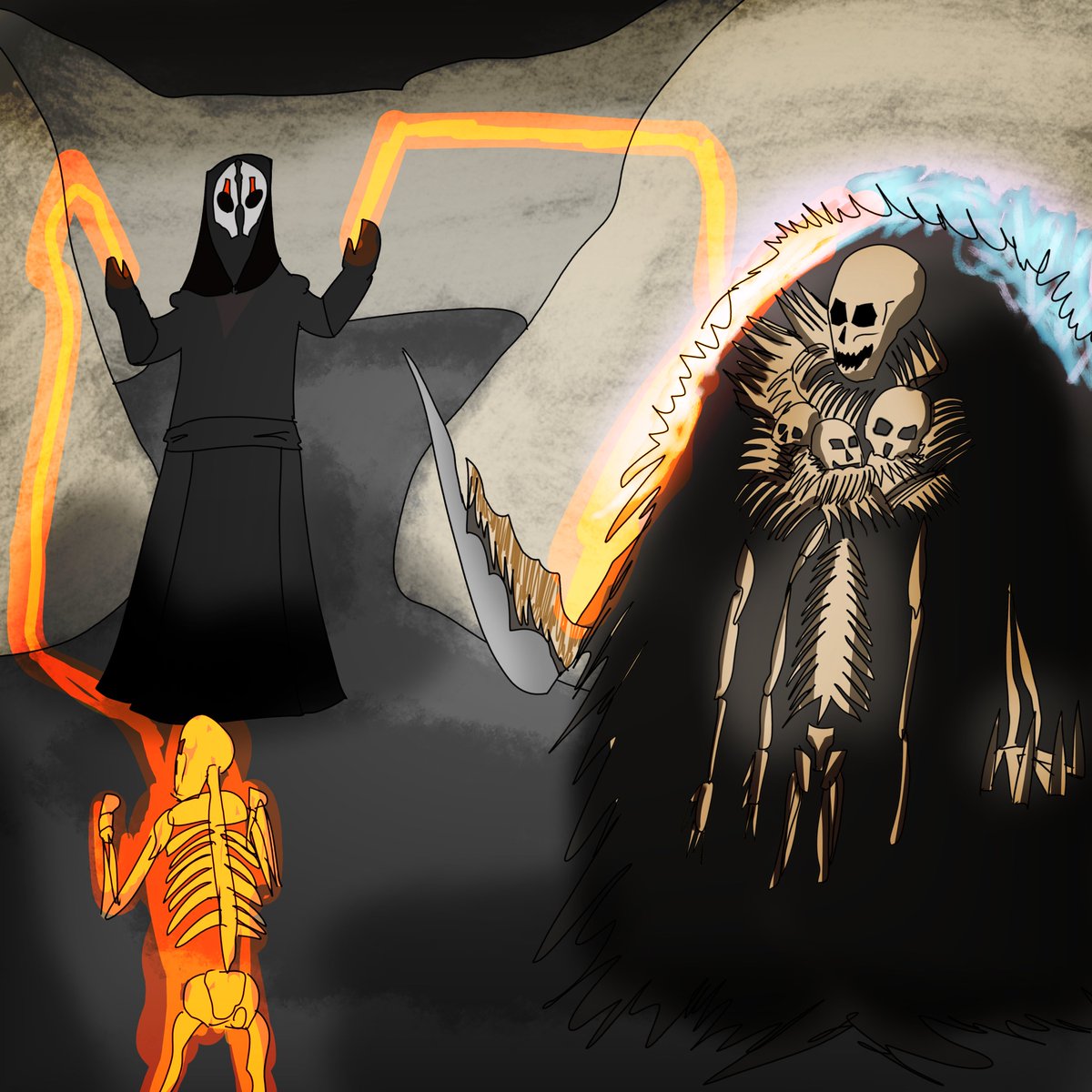 nermal_thermal's tweet photo. stupid crossover idea!

Darth Nihilus and Nito first of the dead

Would drain life work on skeletons?

I post Mon Wed Fri Weekly

#art #sketchbook #digitalart #huion #dailyart #sketch #drawing #StarWars #kotor #DarkSouls #StarWarsfanart #crossover #gaming #Nihilus #Nito #skeleton https://t.co/CgsJbkKBro