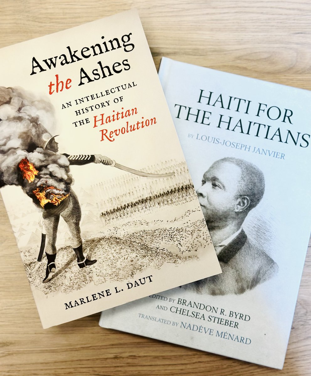 Hot off the press from @FictionsofHaiti with @UNC_Press and @bronaldbyrd, @chelseastieber, and Nadève Ménard with @LivUniPress!!