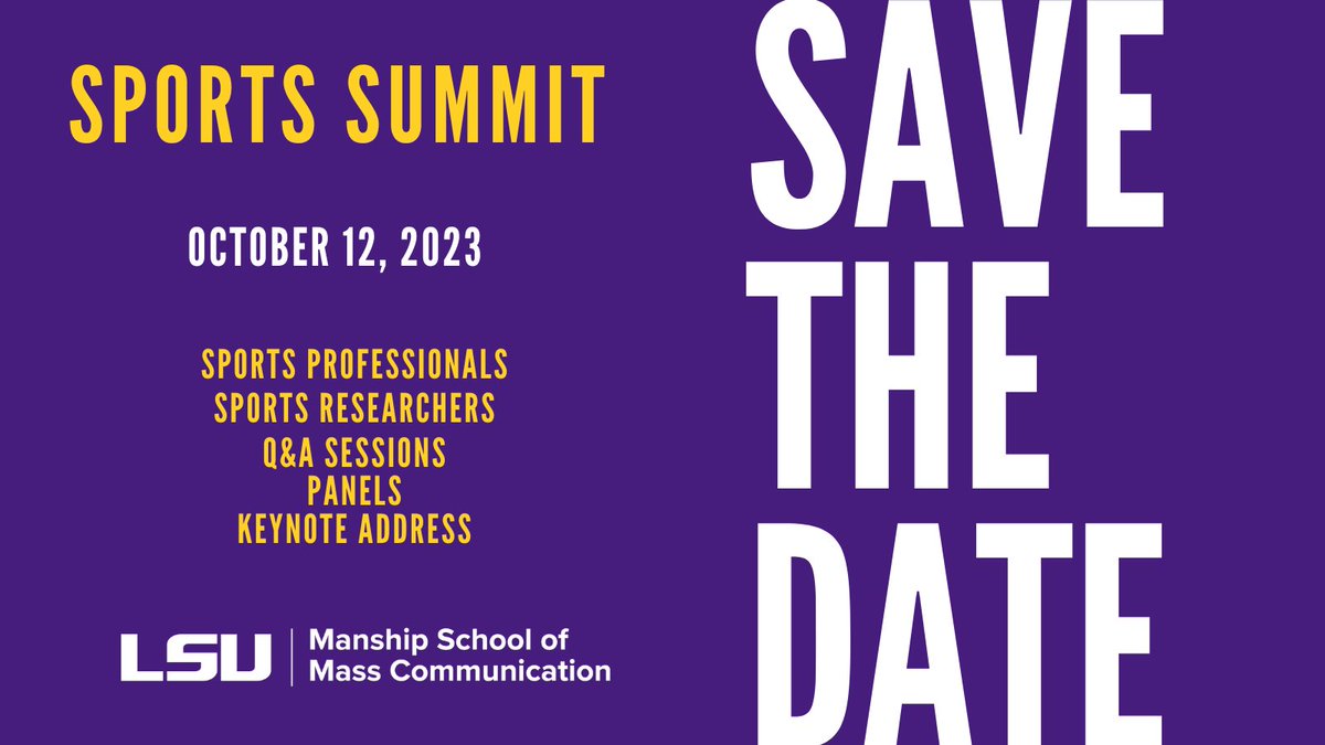 LSU Manship School of Mass Communication tweet media