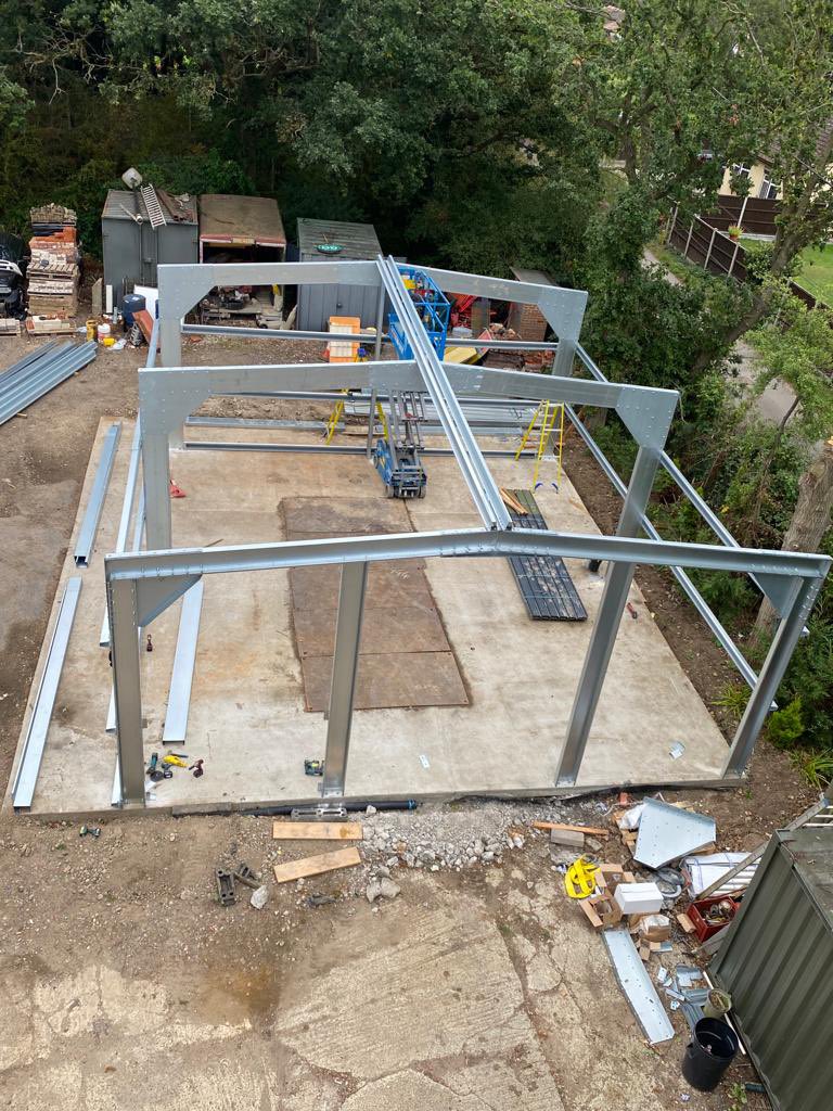 FirstFixGroup's tweet image. Good first day on this #steelframe in #basildon #essex