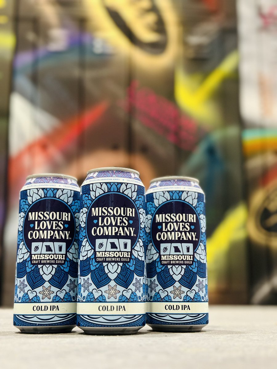 The newest @MOCraftBrewers collab is here! This Cold IPA features Strata, El Dorado, and Cascade hops creating a fruity, juicy, clean, and soft IPA that begs for another drink. We hope you love drinking it as much as we loved brewing it!