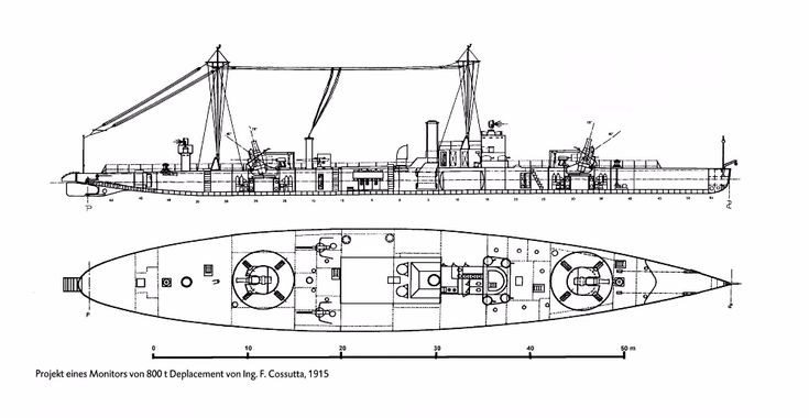 Postmanden1's tweet photo. Monitors
Austro-Hungarian known monitor projects:
Number XI and XII River monitors (to be named SMS Duna and SMS Tisza) were the largest Danube monitors ever laid down. Ordered in 1917 and never finished, though some sources say they were launched in 1918. https://t.co/1e6dCVuLwX