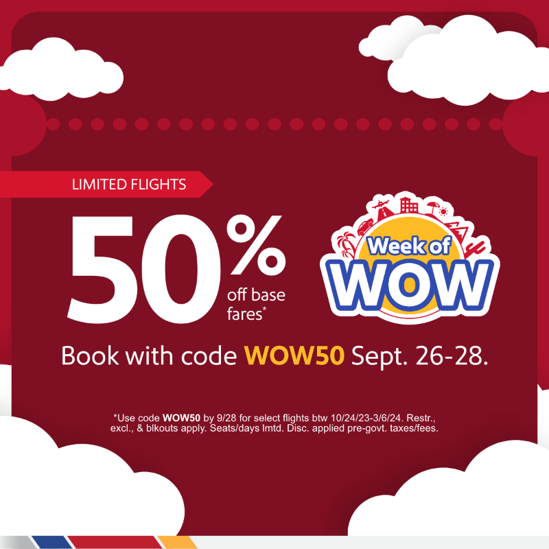 SouthwestAir's tweet photo. WOW Sale. Happening now.