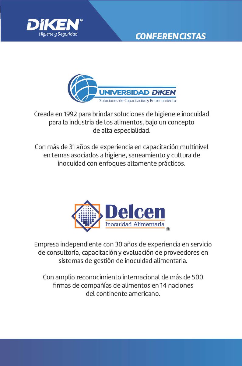 Dikenint's tweet photo. #ExpoSeminario Diken 2023!
Inocuidad, el desafío de la Industria Alimentaria
21 y 22 de septiembre 2023.
Confirma asistencia al: 461 616 45 42 / 461 609 63 27
#dikeninternational #DikenAlimentos #higieneyseguridad #tecnologiacarnica #industriacarnica #inocuidadalimentaria https://t.co/H7EN7Iadk1