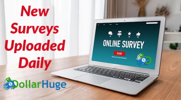 💰At DollarHuge.com we upload new paid surveys daily!  Don't miss out on the chance to earn cash and rewards by sharing your opinions on brands and products.

 #PaidSurveys #EarnOnline #Earnmoneyonline #DollarHuge #Paidsurveys #Reward