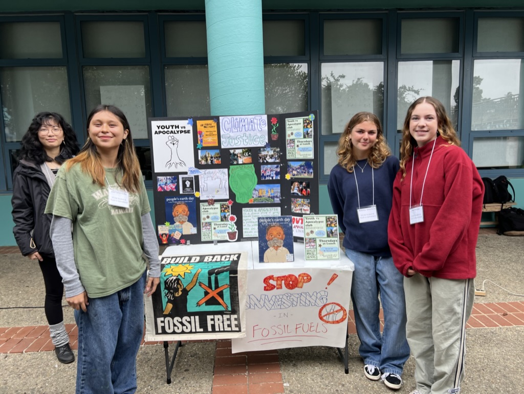 SFUnified's tweet photo. Yesterday, SFUSD kicked off the Climate Solutions #GreenStridesTour at A.P. Giannini Middle and Sunset Elementary where our schools highlighted their sustainability practices. 🌱 SFUSD was named a U.S. Department of Education #EDGreenRibbon district in 2016. #WeAreSFUSD https://t.co/vtBc7WJZJk