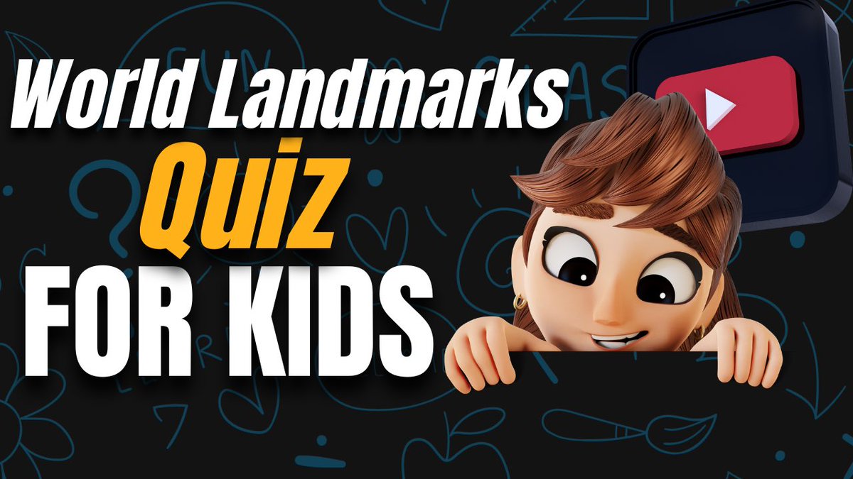 🌍🏛️ World Landmarks Quiz for Kids ❓👦👧 
#WorldLandmarks #QuizForKids #KidsEducation #LandmarkQuiz #ChildrenLearning

youtu.be/OUFhLNP-kB0