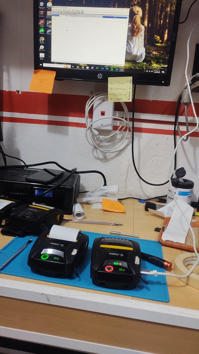 levis2305's tweet photo. Printer zebra. Diagnósticando. https://t.co/Db8ZB4BIHk
