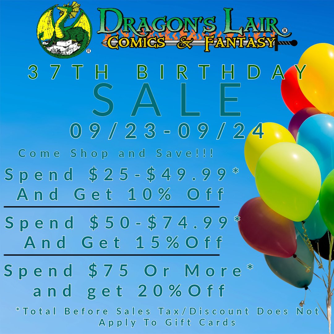 Join us for our 37th Birthday Sale this weekend!!!