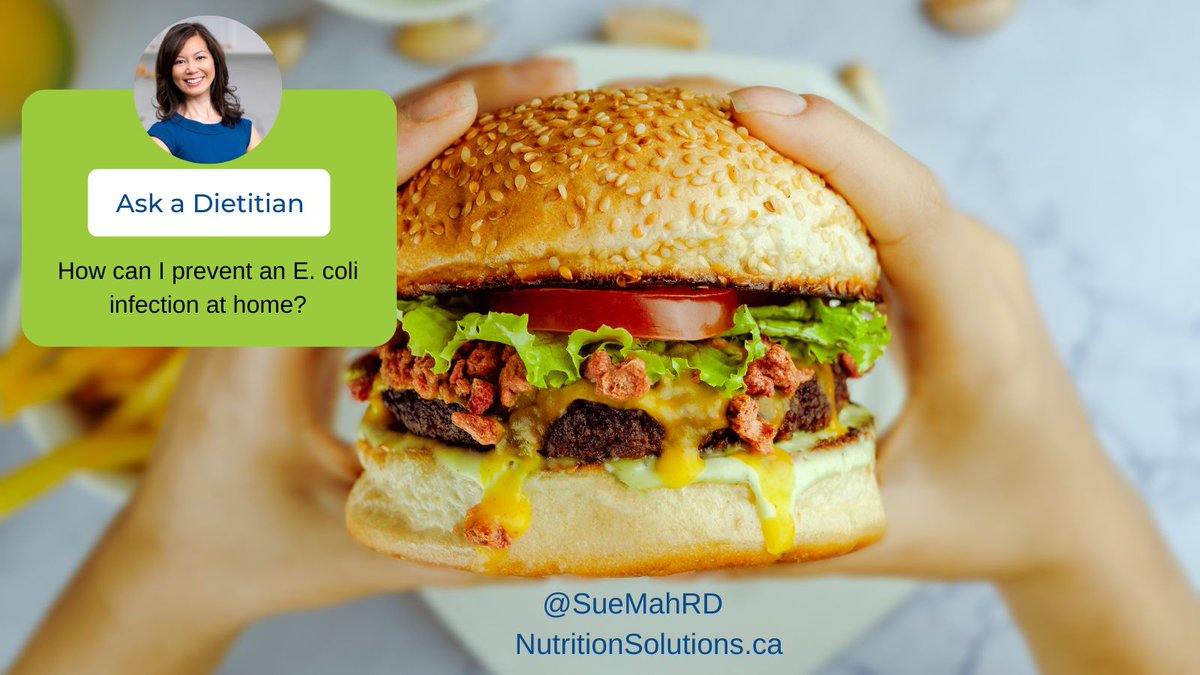 Read my tips for preventing an E. coli infection at home. shorturl.at/jmry2 #Dietitian #FoodSafety #MediaDietitian