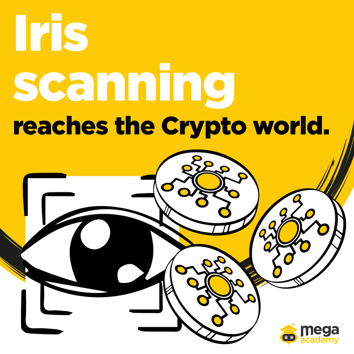 Megaacademy_en's tweet image. 👁#Iris recognition is already in action in the #Cryptocurrency #industry. Find out how this innovative method strengthens identity and transaction #verification 🛡🔒 Do you want to know more? Register in #MegaAcademy and learn with The #Crypto Experts!😉 megaacademy.io/en/