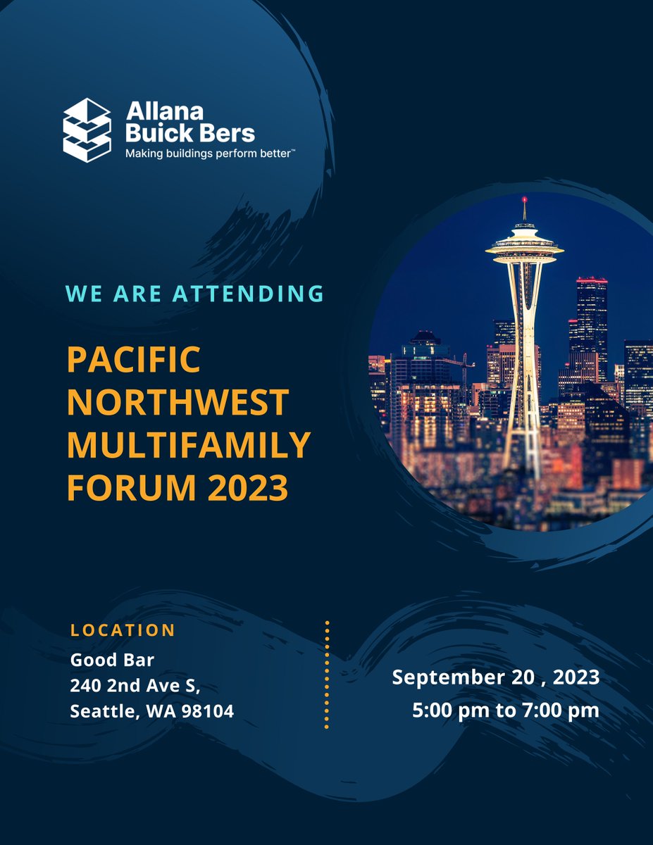 ABB will be attending the Welcome Reception for the PNW Multifamily Forum 2023. We are excited to network and discuss the latest trends in the multifamily industry.