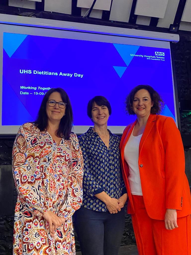 DietitiansUHSx's tweet image. So much knowledge, expertise and energy in one room! 
UHSussex Dietitians on our first ever away day- a fantastic opportunity for networking, sharing good practice, identifying priorities for clinical work and objective setting 🙌