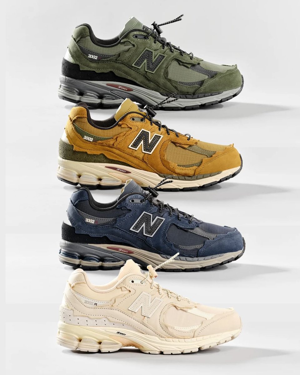 thedropdate's tweet photo. WHICH ONE IS THE HARDEST❓ 

Set for a global launch in the next few weeks, the latest 2002R Protection Pack are looking very tasty...

Imagery via @cncpts @newbalancesociety 

#thedropdate #newbalance #protectionpack #ad https://t.co/JVKzDySVmJ