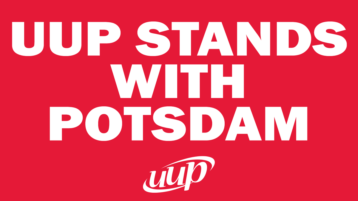 UUP stands in solidarity with our Potsdam colleagues and will stand together to demand the support our campus needs!