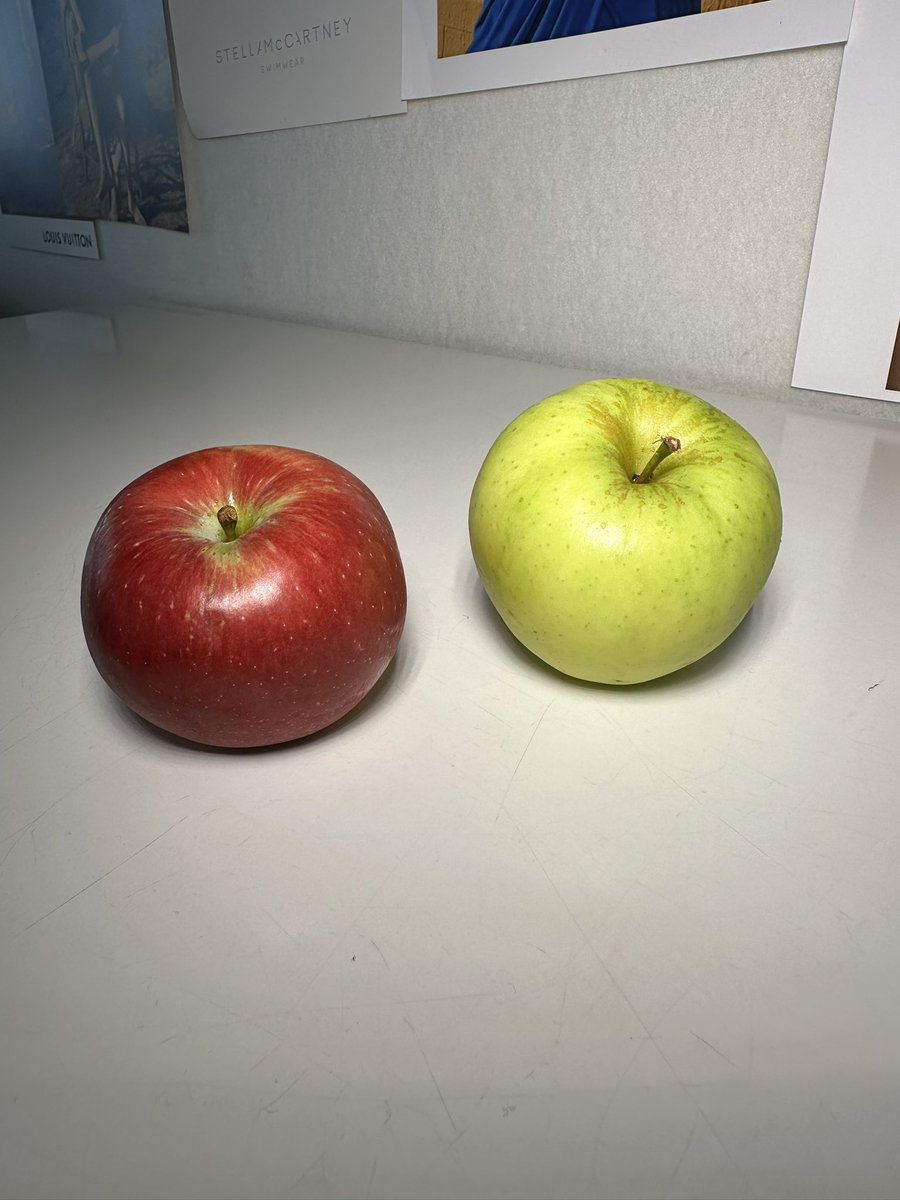 Dropped this Empire and Ginger Gold on the Instagram yesterday. Not back on the daily, but occasionally when I’ve got good fruit I’ll share. 

Incidentally, Empire is a favorite “supermarket” cultivar of mine. It’s parentage aside, what an apple!
