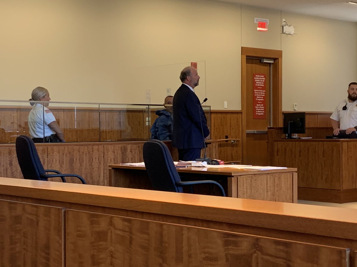 JReedTV's tweet photo. Happening Now: Matthew Lucas has entered the courtroom to be arraigned for allegedly murdering Heidi Chace. https://t.co/B0aeCEVHQR