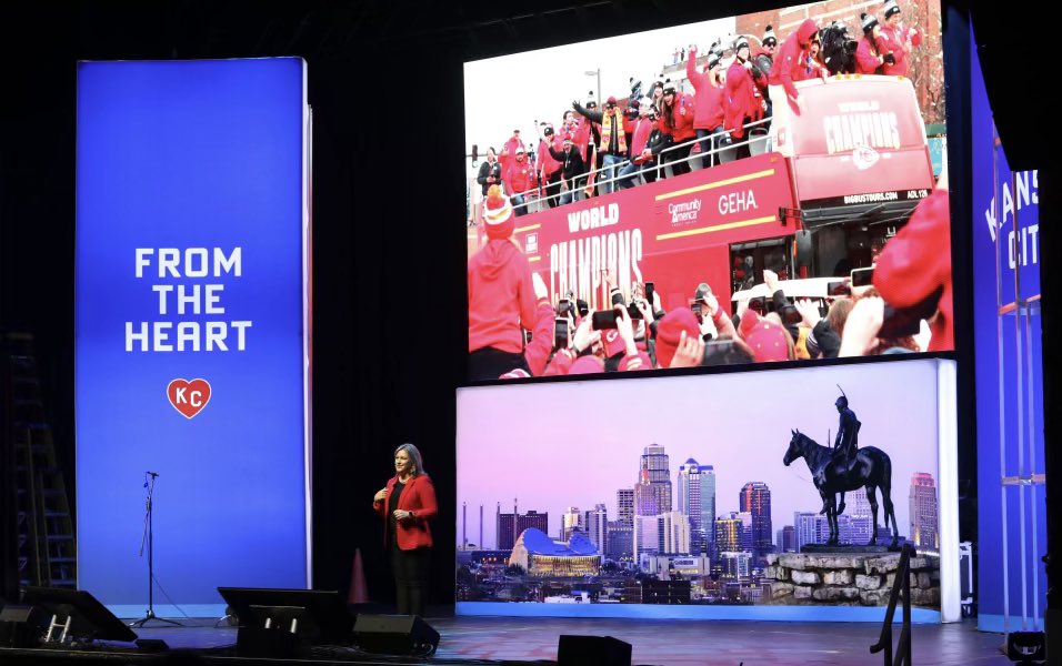 “Kansas City is absolutely the best city in the country, and it’s because everything we do is from the heart.”

<a href="/kathynelson_KC/">Kathy Nelson</a>, President &amp; CEO of Visit KC and <a href="/SportKC/">KC Sports Commission</a>
