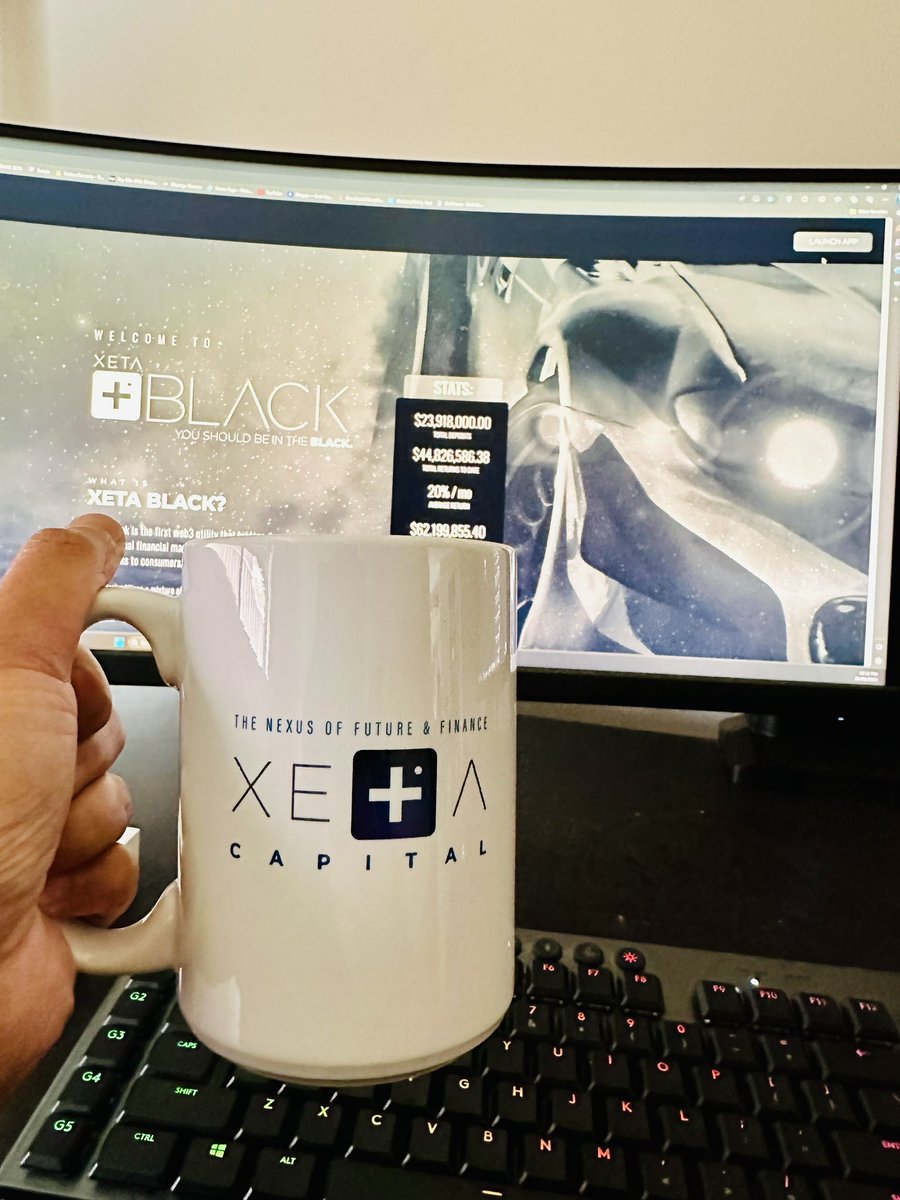 Morning begins after coffee. <a href="/XETACapital/">XETA</a> #XETAWARE 

shop.xetacapital.com