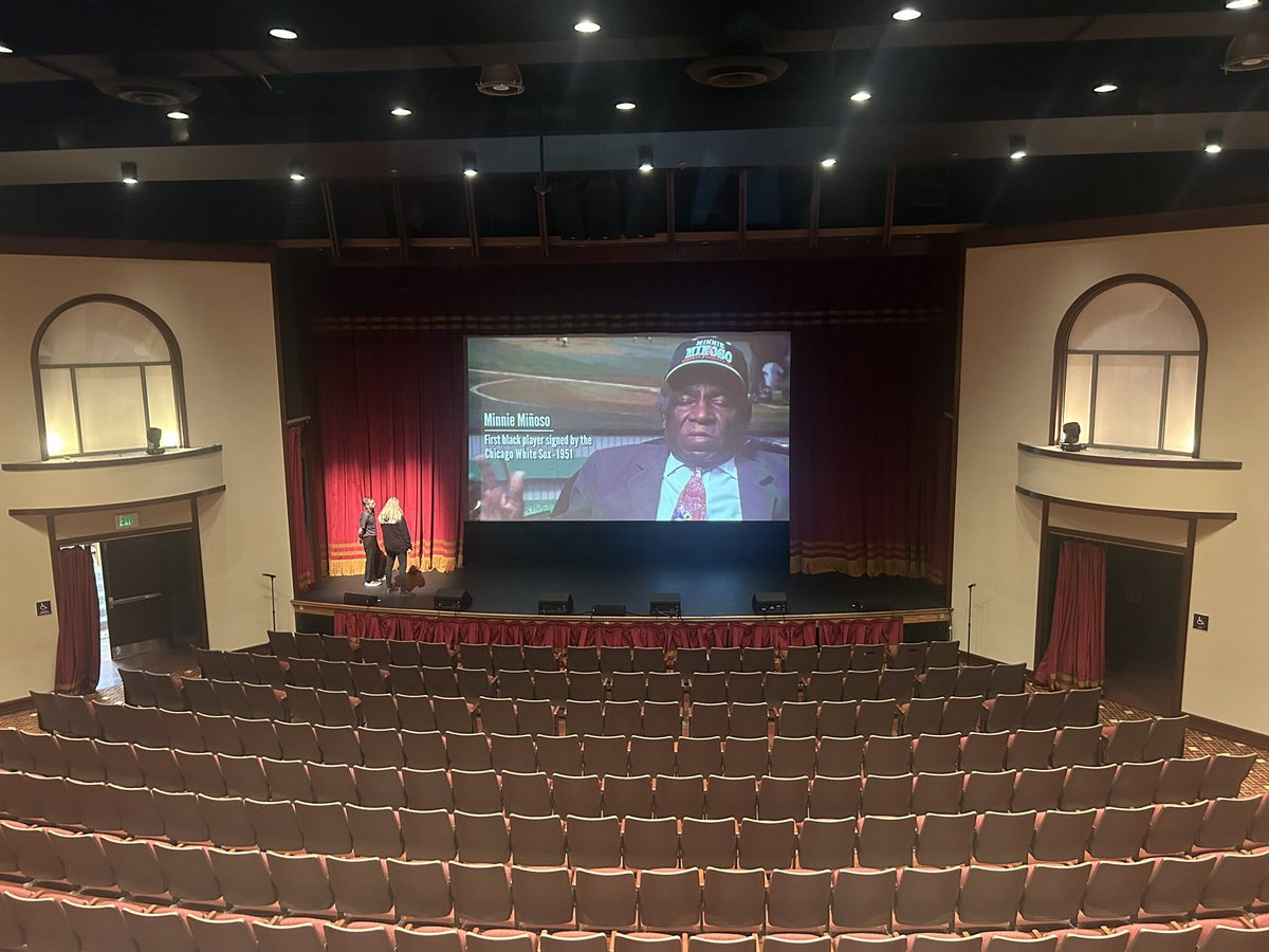 NegroLeagueFilm's tweet photo. Last night in Jacksonville we had an all female tech crew at the Ritz Theater. Projector, Sound, lighting and staging. 💪#equity #inclusion #techcrew https://t.co/DXVga12fPI