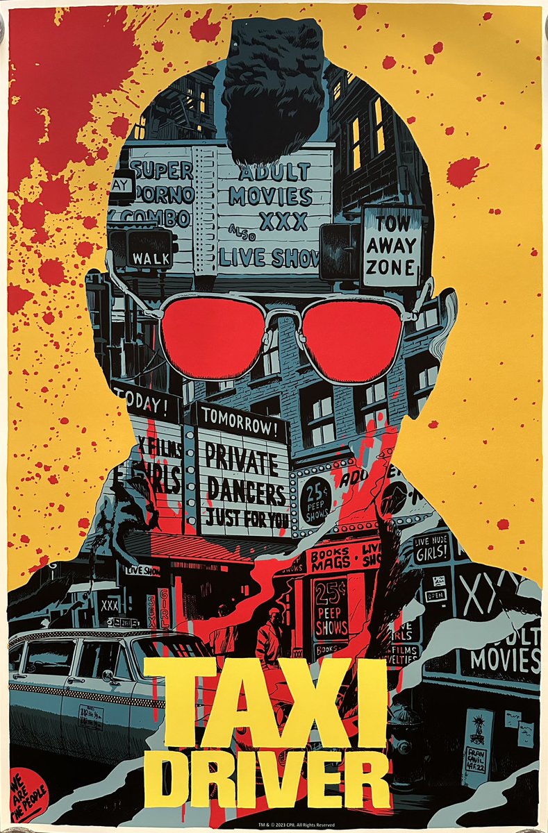 PosterPirate's tweet photo. Taxi Driver by @f_francavilla. Via Parallax Posters, printed by Atelier Vertical.

2023
24” x 36” Screen Print, 8 color
Regular (pictured) - edition of 225
Variant- edition of 125

#taxidriver #alternativemovieposter #amp #altposter #posterdesign #limitededition #postercollector https://t.co/uU8DYenVqe
