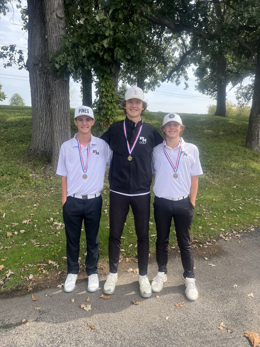 GolfTigers's tweet photo. Tigers shoot 313 and finish 2nd overall in the SPC, earning three All-Conference players:

Casey Sanborn
Jackson Floros
Evan Czarnik https://t.co/HaREplNDSO