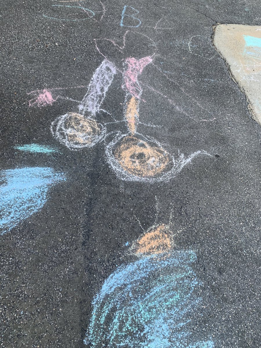 When your Twitter handle is ChalkTalk you pause and admire chalk drawings!  These bring me joy everyday as I look at the imagination at play.  ⁦@teacher2teacher⁩ ⁦@teachergoals⁩ #teachertalk #chalk