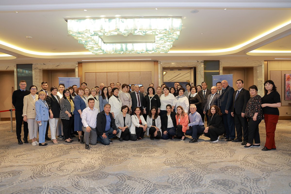 Delighted to join Minister Umarova for the opening of the <a href="/WorldBank/">WorldBank</a> <a href="/UNESCO/">UNESCO 🏛️ #Education #Sciences #Culture 🇺🇳</a> #CentralAsia Symposium on #Education. We engaged with ministerial delegations from #Kazakhistan #Tajikistan #Kyrgyzstan #Uzbekistan on the prioritization and sequencing of teacher policies!