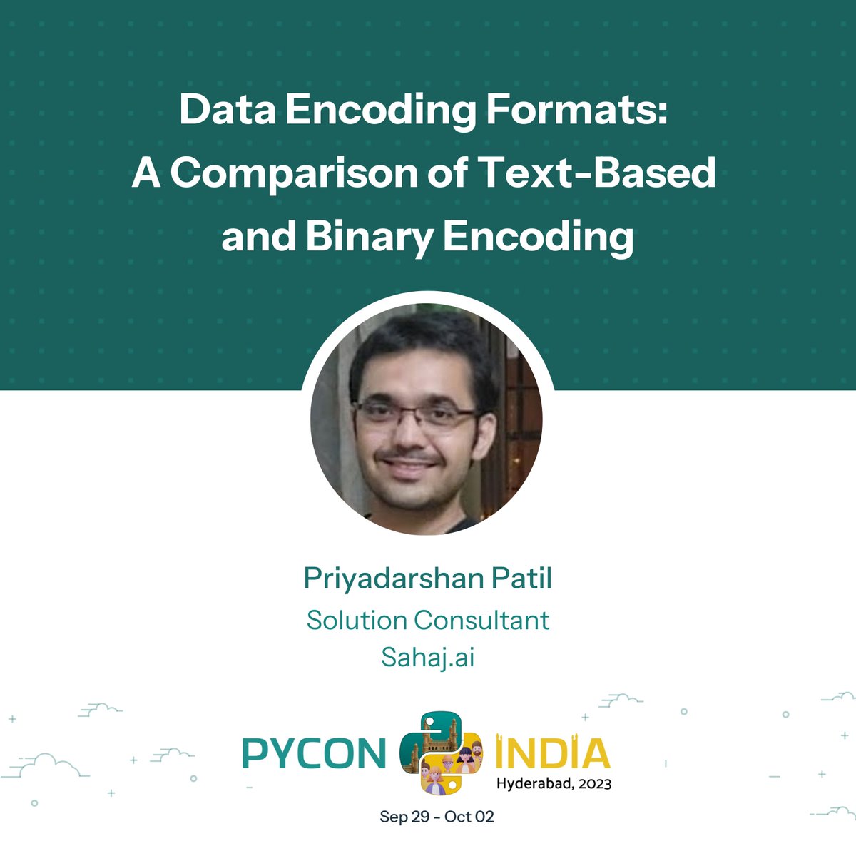 pyconindia's tweet image. 🎉Exciting News! We are pleased to announce Priyadarshan Patil & Abhijit Gadgil as speakers at #PyConIndia2023 on Sep 30.
Read more at:
Priyadarshan Patil - tinyurl.com/speaker-priyad…
Abhijit Gadgil - tinyurl.com/speaker-abhijit
#PyConIndia #Pythonconference #Techevent #Hyderabad