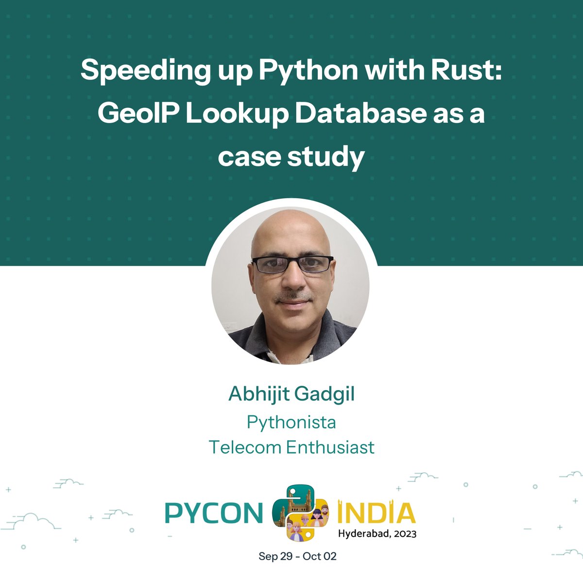 pyconindia's tweet image. 🎉Exciting News! We are pleased to announce Priyadarshan Patil & Abhijit Gadgil as speakers at #PyConIndia2023 on Sep 30.
Read more at:
Priyadarshan Patil - tinyurl.com/speaker-priyad…
Abhijit Gadgil - tinyurl.com/speaker-abhijit
#PyConIndia #Pythonconference #Techevent #Hyderabad