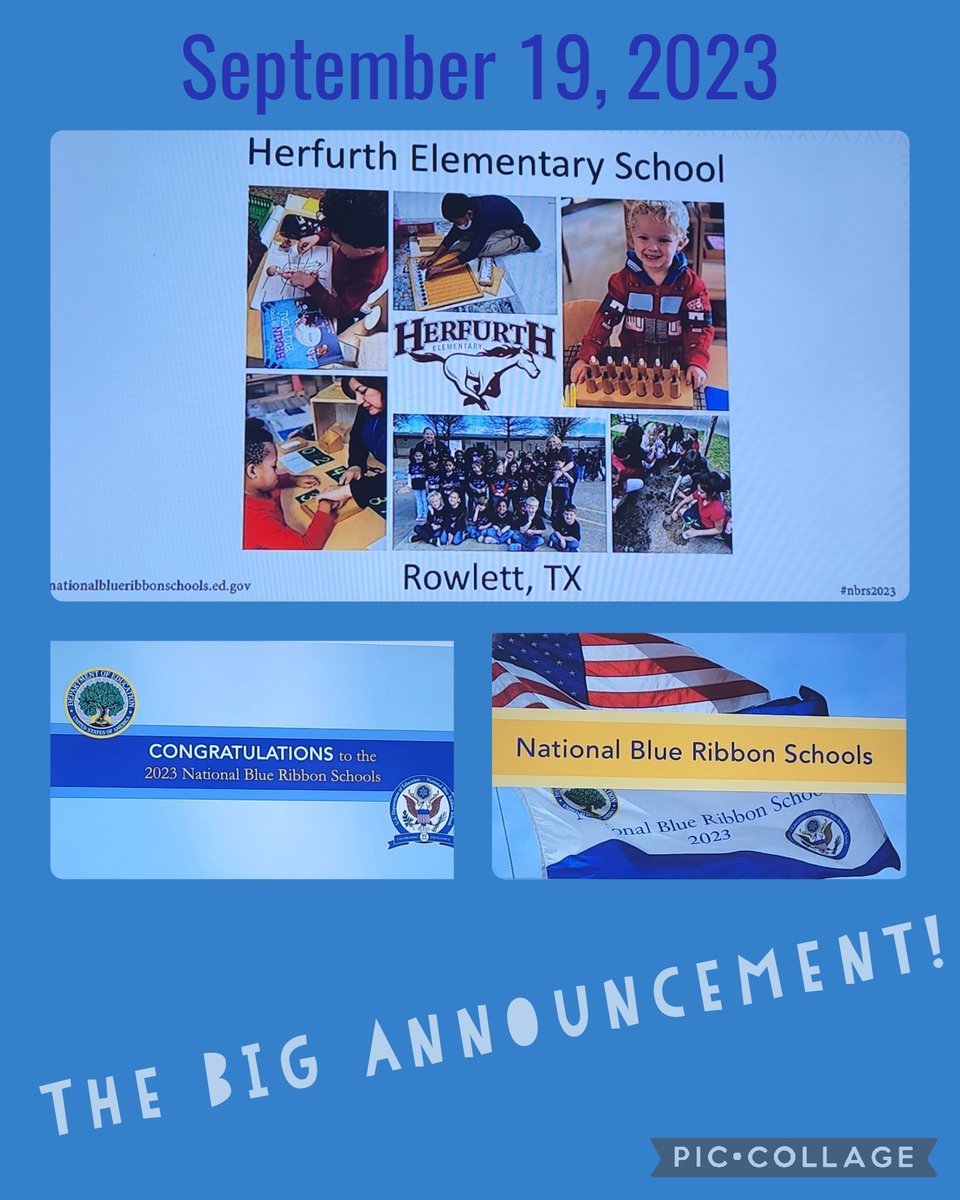 leahannmart's tweet photo. Dr. Lopez &amp; his Leadership Team surprised our staff with the huge announcement that we are a 2023 National Blue Ribbon School! These smiles say it all! We couldn't do it without such amazing support from our leadership and school community. @drlopez23 @gisdnews @Herfurth_Bronco https://t.co/hzh2TCkbnd