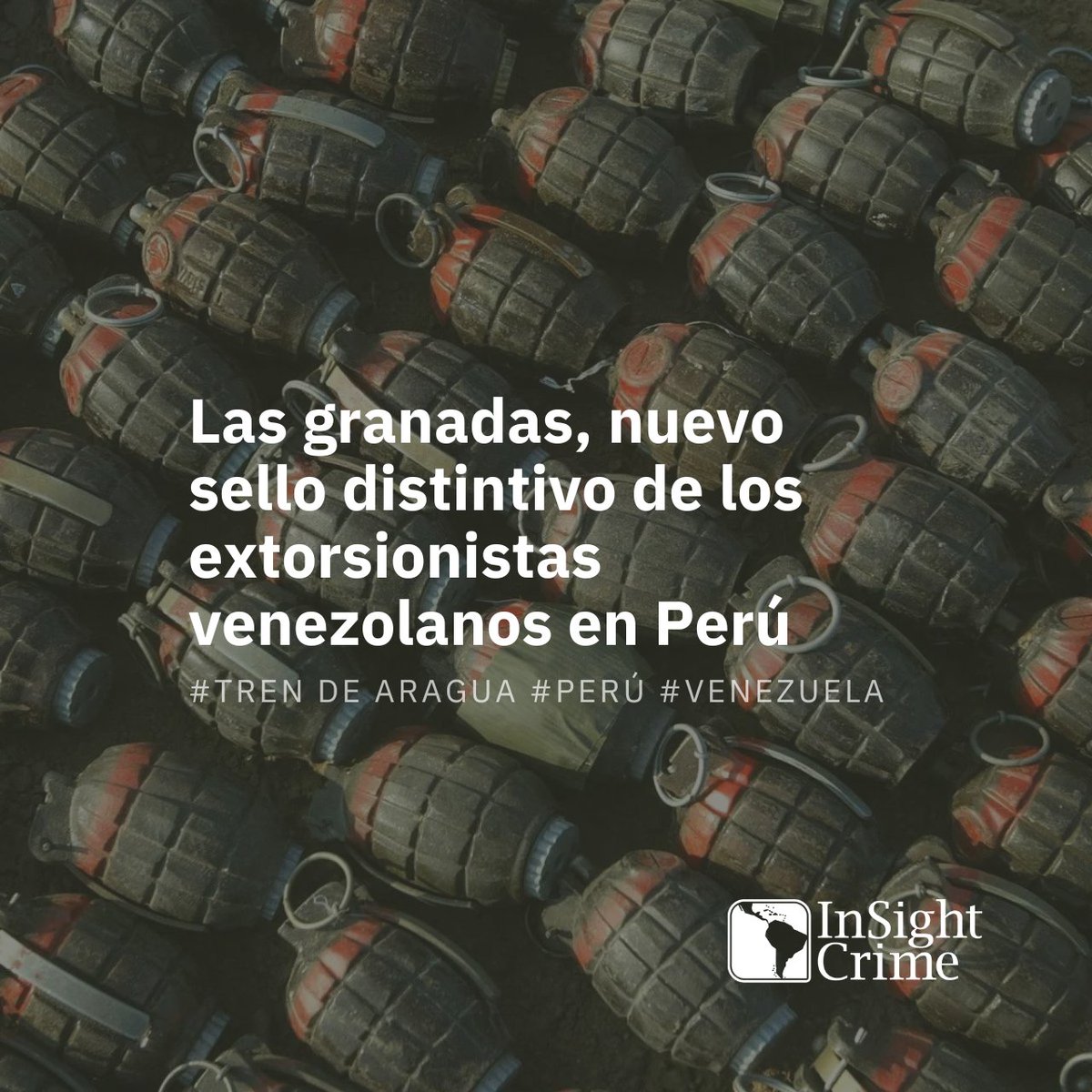#TráficoDeArmas | Las granadas son una herramienta valiosa en el arsenal de los criminales en #Venezuela. Ahora, las bandas de extorsión del país utilizan explosivos en otros países de la región, para amenazar a dueños de negocios y trabajadores. ¿Por qué? bit.ly/468IvDc