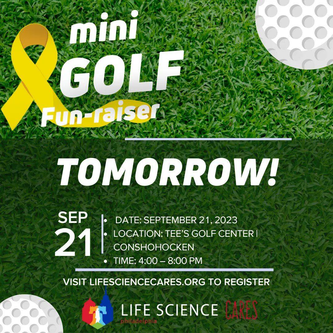 Excited to see all of you at Mini Golf tomorrow! Weather is looking perfect and the guest list keeps growing. Cheers to a night of celebrating our community and its investment in disrupting cycles of poverty in Philadelphia.