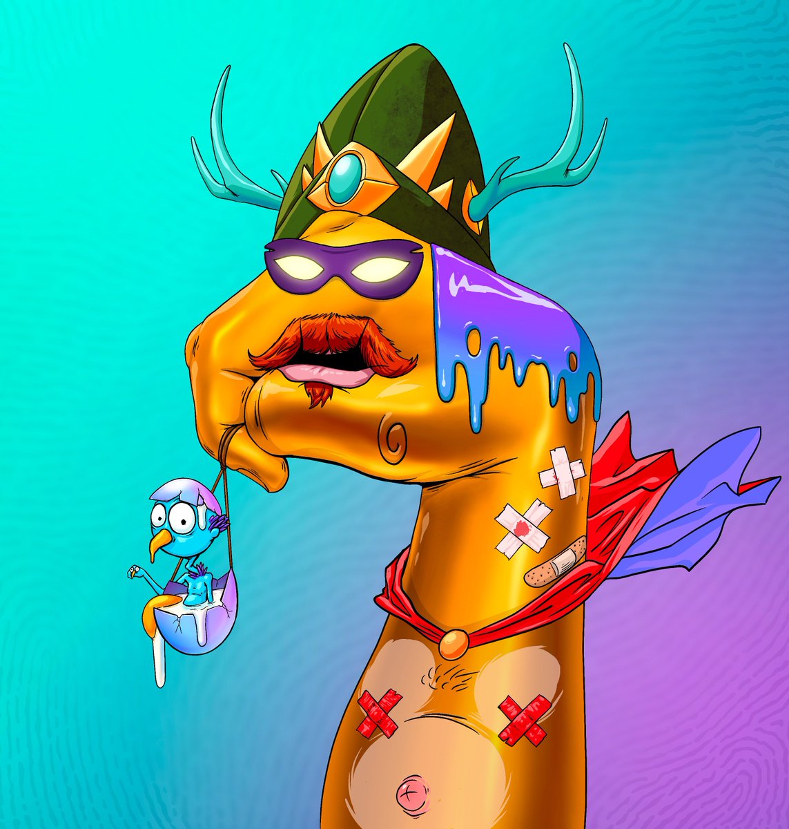 My one and only Derp Bird. Am I gonna make it? @DerpBirdsNFT <a href="/HandiesNFT/">Handies</a>