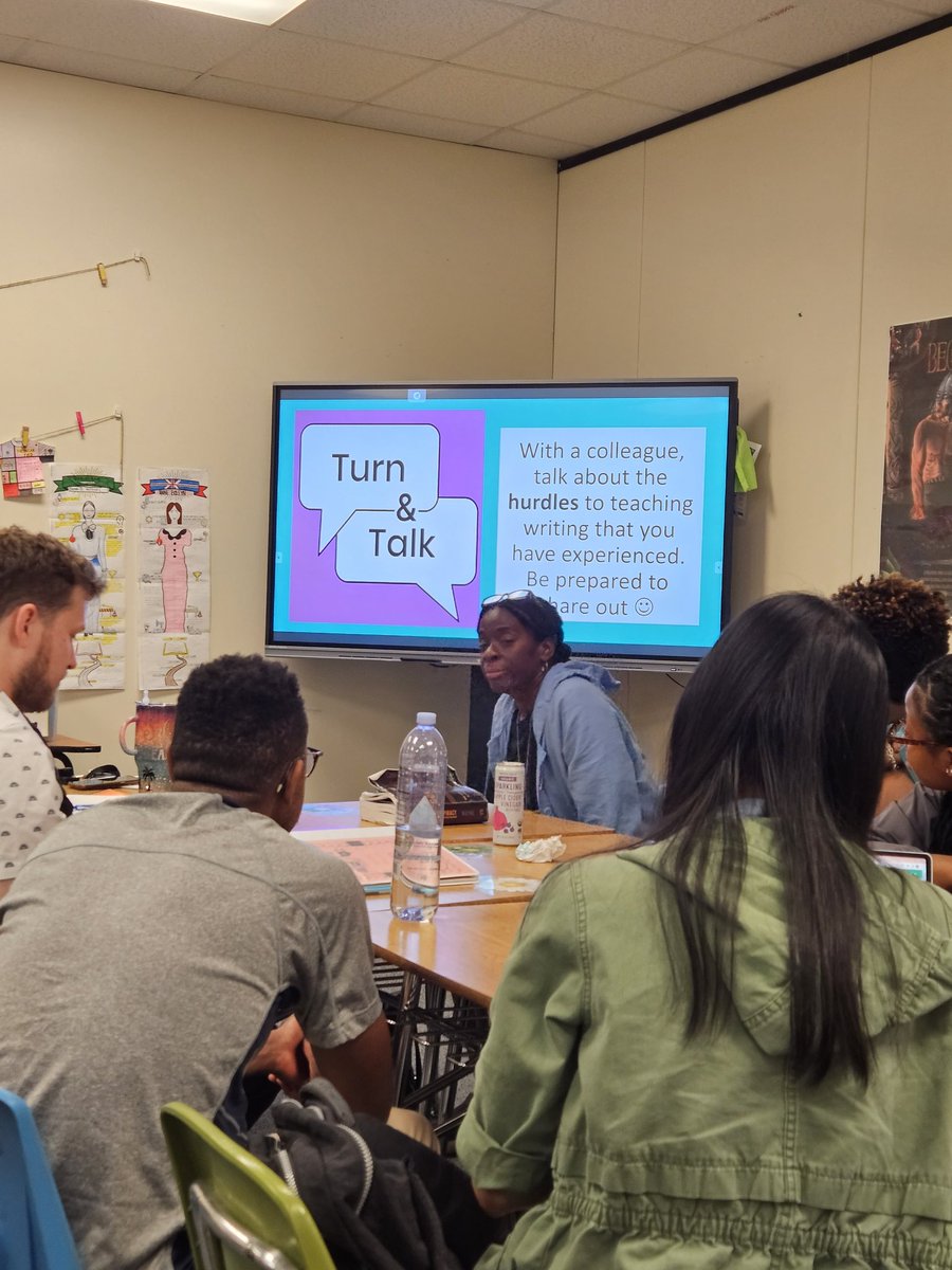 SOAR_LINC_NHS's tweet photo. PLC today is about writing across the curriculum. Curriculum Coach Guillory is in her element! #WeAreAlief #VamosSOARLINC https://t.co/1tyud4zRZe